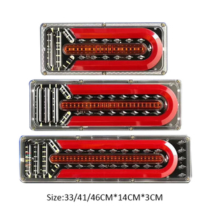 Luz trasera led multifuncional para remolque, lámpara de dirección de giro inversa con indicador dinámico para camión de tráfico - Product Image 2