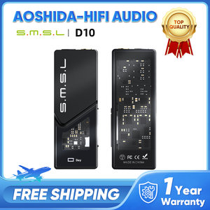 Mini <span class=keywords><strong>amplificateur</strong></span> portable <span class=keywords><strong>SMSL</strong></span> D10, <span class=keywords><strong>amplificateur</strong></span> de casque USB, DAC haute résolution, décodage 2x CS43131, 4,4 mm, numérique équilibré DSD256 32 bits - Product Image 6