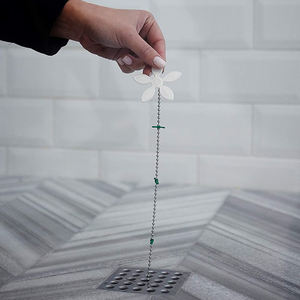 Jutye-Protector de drenaje desechable antiobstrucción para fregadero, desagüe de <span class=keywords><strong>ducha</strong></span> de flores, limpiador de pelo, 2 uds. - Product Image 5