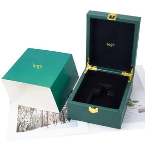 Custom Logo Lacquer Wooden <b>Watch</b> Box Rectangle Storage <b>Case</b> Gift Packaging for for Perfume Gift Packaging Luxury Display - Product Image 6