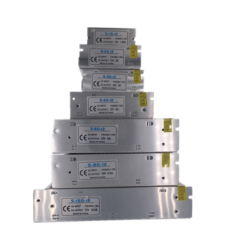 5V 12V 24V 36V 48V светодиодный источник питания 100w 150w 200w 250w 320w 350w 400w dc pc промышленный одноимпульсный источник питания