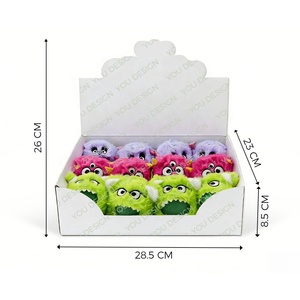 Jouets sensoriels à presser en peluche Squishy Monsters les plus vendus, avec des billes d'eau Orbeeze à l'intérieur - Product Image 5