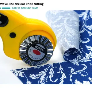 Taglierina Rotante Industriale in ABS da 45mm per Patchwork, Pelle, Fionda, Elastici, Taglio Tessuti, Manico Personalizzabile, Supporto ODM - Product Image 6