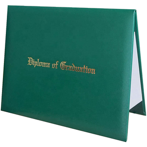 A3 or <strong>A4</strong> Leather <strong>Cardboard</strong> File Book Custom Logo Graduation <strong>Certificate</strong> Holder <strong>Frame</strong> Wholesale - Product Image 5