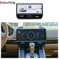 Unité principale Android 15 de 12,3 pouces avec puce Qualcomm Snapdragon intégrée, CarPlay et Android Auto pour Porsche Cayenne 2010-2017