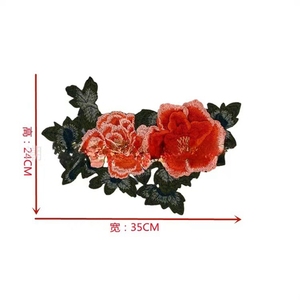 ZSY Hot Selling 3D Flower Lace Applique Embroidery <strong>Patch</strong> for Clothing Bag Earrings DIY - Product Image 3