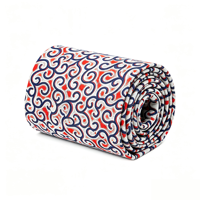 Tissu africain en cire parfumée satiné, tissu africain en cire parfumée royale avec huile de rose, 6 yards, tissu africain imprimé en cire Hollandais, tissu Ankara en coton
