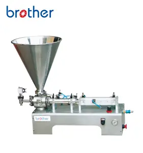 Brother Paste Sauce Honey Filling Machine,automatic Stainless Bottle Filling Machine G1WGD 0.6-0.8mpa 400-900bph 4-18bpm 500BPH