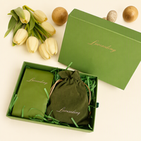 Pochette de luxe en velours avec cordon de serrage, vert foncé, pour bijoux, sacs cadeaux, cordon doré brodé, logo personnalisé, pour bagues et colliers