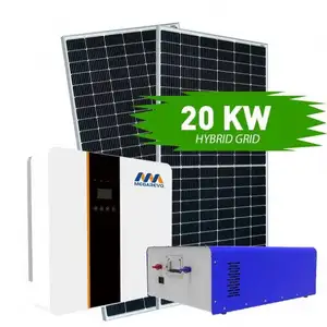 Sistema di energia solare a rete da 20 Kw sistema di generatore solare