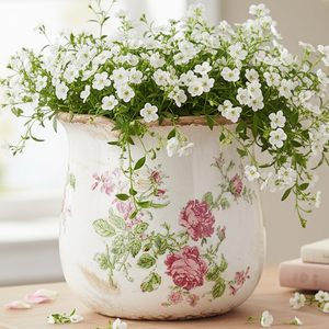 Pots de plantes en céramique durables et écologiques Vancasso, 3 pièces, avec trous de drainage pour une utilisation en intérieur - Plantes succulentes, Pothos, plantes serpent et plus encore - Product Image 2