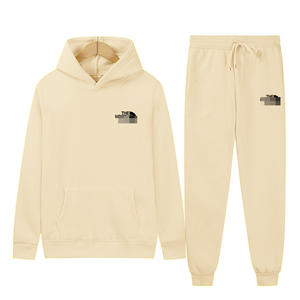 Хит продаж: комплект из двух предметов — толстовка с капюшоном и спортивные брюки North Face для мужчин и женщин, повседневный спортивный стиль. - Product Image 2