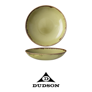 จานเซรามิกตกแต่งลาย Dudden Harvest Green Plate Coupe ทำมือ ขนาด 24.8 ซม. อุปกรณ์ร้านอาหาร ภาชนะสำหรับจัดเลี้ยง ขายส่ง - Product Image 4