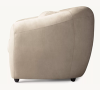 Chaise moderne de luxe pour détente et loisirs Meubles de salon Fauteuils en cuir à ossature en bois