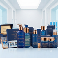 Kit de Soins Cutanés au Peptide de Cuivre Bleu GHK-Cu Fermenté – Sérum, Crème et Nettoyant au Céramide et Peptides pour une Hydratation Renforcée – Marque Blanche