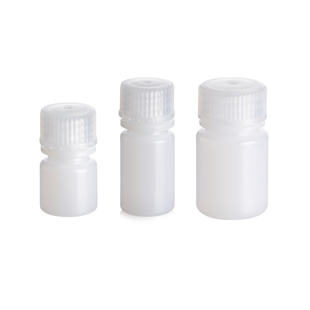 8 мл 15 мл 30 мл стерильный химический белый коричневый резервуар для реагентов pp пластиковая бутылка для реагентов для лаборатории