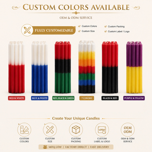 Velas al por mayor multicolor para rituales y hechizos, mini velas decorativas <span class=keywords><strong>de</strong></span> cera para oración - Product Image 3