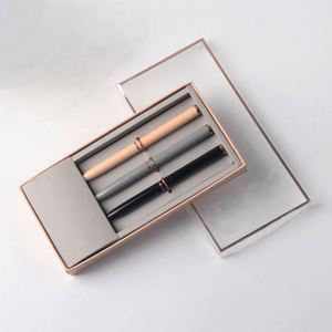 High Quality Custom Custom Logo Metal Ballpoint <b>Pens</b> 1.0mm Black Ink Luxury Gift Set for Business School Promotional Use - Product Image 4