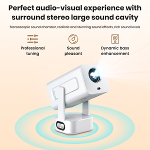 <span class=keywords><strong>Proyector</strong></span> Portátil LCD 4K Android 13 con Rotación <span class=keywords><strong>Vertical</strong></span> de 270°, 300 Lúmenes, Bluetooth 5.4, WiFi 6, Altavoz de 5W, para Hogar y Dormitorio - Product Image 5