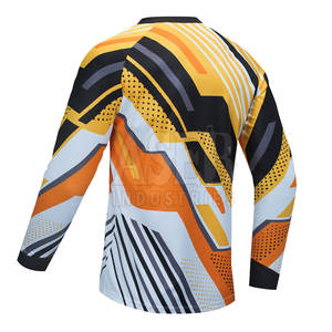 Personalizar Diseño Motocross Riding Jersey Venta al por mayor Motociclismo Camisetas Profesional Motocross Riding Jersey - Product Image 5