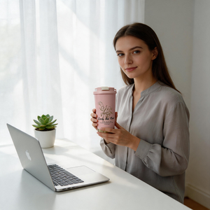 304 Stainless Steel Square Unbreakable Insulated Travel Mug <b>Bottle</b> 530ml Large Capacity Lid Water <b>Bottle</b> for Commuting Business - Product Image 2