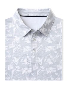 Impression personnalisée par sublimation, tricot en polyester et élasthanne respirant, manches courtes, chemise de golf avec logo pour homme - Product Image 5