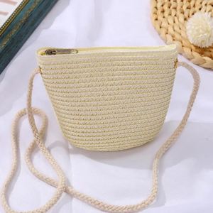 Doublures de sacs à <span class=keywords><strong>pain</strong></span> réutilisables, impression bohème personnalisée, <span class=keywords><strong>sac</strong></span> de plage et de pique-nique rond en paille et corde de papier - Product Image 2