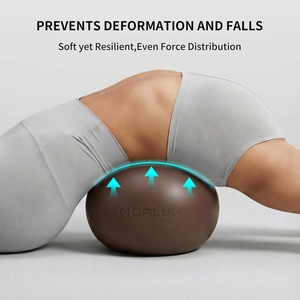 Palla per <span class=keywords><strong>Esercizi</strong></span> in PVC Non Pesata, Piccola 8 Pollici, per Yoga, Pilates, Barre, Stretching, Allenamento di Forza e Core, <span class=keywords><strong>con</strong></span> Mini Pompa - Product Image 6
