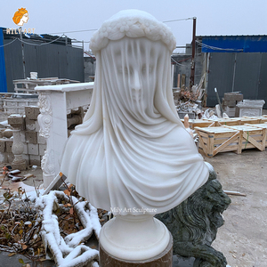 <span class=keywords><strong>Statue</strong></span> de fille en <span class=keywords><strong>marbre</strong></span> antique sur mesure avec <span class=keywords><strong>voile</strong></span>, sculpture de buste pour décoration artistique - Product Image 4