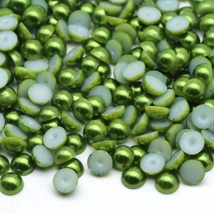 Mix Color High Quality Abs Material Pearl Flatback Half Pearl <strong>Beads</strong> for DIY Craft Decoration - Product Image 5