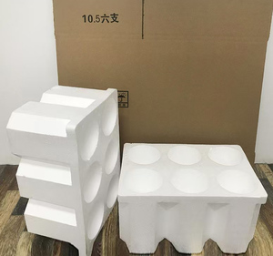 Bán buôn rượu vang bao bì tiêu chuẩn Hộp bảo vệ <span class=keywords><strong>6</strong></span> chai vận chuyển chống sốc EPS - Product Image 4