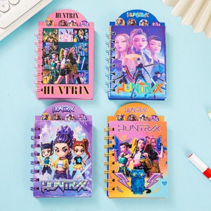 KPOP Demo Hunter A5 Cuaderno Espiral Grupo <span class=keywords><strong>de</strong></span> <span class=keywords><strong>Brujas</strong></span> Gaza Boy Band Papelería <span class=keywords><strong>de</strong></span> Dibujos Animados - Product Image 4