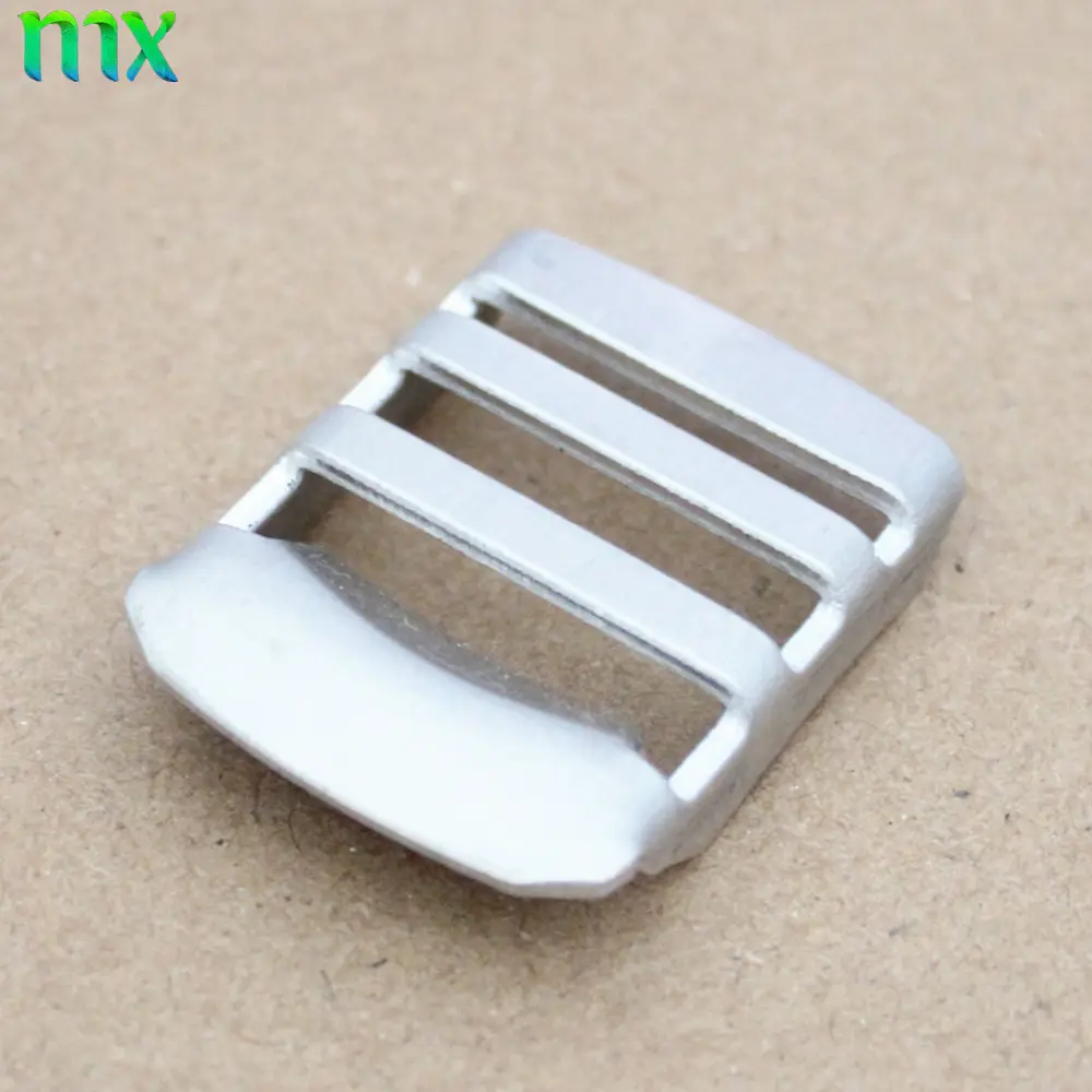 Metall Double Bar Adjuster Ladder Lock Schnallen für Rucksack