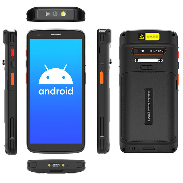 6 Inch Rugged PDA Android 15 IP67 4G LTE NFC 2D Barcode Scanner FHD Touchscreen Removable Battery in Stock 4GB/64GB
