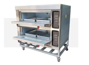 <span class=keywords><strong>Four</strong></span> à pizza et <span class=keywords><strong>pain</strong></span> <span class=keywords><strong>professionnel</strong></span> à convection 380V, idéal pour boulangeries et restaurants, pour la cuisson de farine, maïs, lait et noix. - Product Image 4