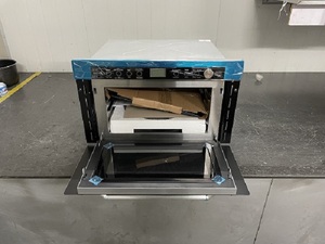 Four à <span class=keywords><strong>micro</strong></span>-ondes électrique numérique à domicile de 23 L avec <span class=keywords><strong>grill</strong></span> en verre noir - Product Image 5