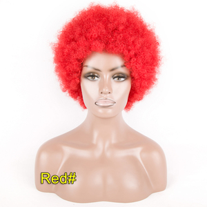 Perruque Courte Frisée Afro Naturelle et Volumineuse avec Frange, Fibre Thermorésistante, Densité 150% pour Femmes Noires – Idéale pour les Fêtes - Product Image 5
