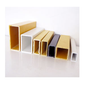 La pultrusion de matériau de construction de GRP profile le profil rond carré rectangulaire du tube FRP Pultruded de fibre de verre pour la balustrade - Product Image 1