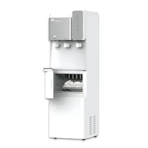 新型独立式制冰机和带顶部装载瓶的冷热饮水机