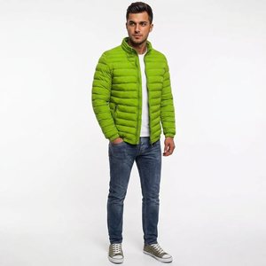 Veste matelassée personnalisée à forte demande, 500 GSM, best-seller, streetwear unisexe, veste en nylon à bulles, prix de la veste en toile - Product Image 1