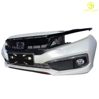 Para Honda Civic modelo 16-19, sedán de tres puertas, parachoques delantero (conjunto de capó, parrilla y componente de la carrocería de la parrilla del radiador delantero)