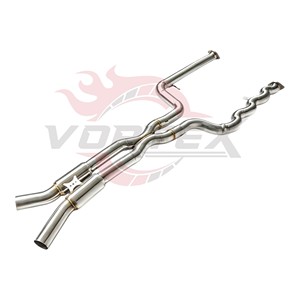 Tubo Intermedio de Acero Inoxidable Vortex de Igual Longitud para BMW M3 M4 G80 G82 G81 S58 Performance X Pipe Exhaust - Product Image 1