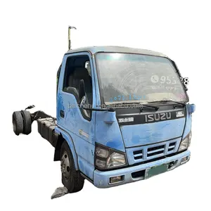 Gebruikte Isuzu Vrachtwagens 600P 4K 4X2 4X4 Camion Gebruikt Lichte Vrachtwagen Caminhao130hp Dieselmotor Vrachtauto Te Koop