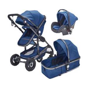 Cochecito de Bebé Plegable de Lujo con Marco de Acero Inoxidable 2 en 1 para Niños de 0 a 3 Años - Product Image 6