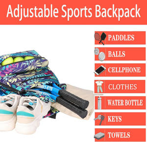 Muestra Gratuita de Bolsa Multifuncional para Raquetas de Pickleball, Mochila Deportiva, Bolsa de Tenis con Compartimento para Zapatos, Mochila de Tenis y Pickleball - Product Image 2