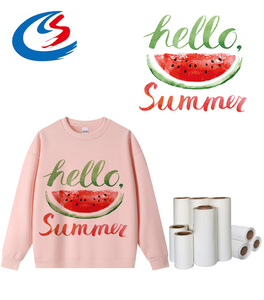 Autocollants de transfert thermique en gros, impression DTF, <span class=keywords><strong>film</strong></span> PET de haute qualité, motif pastèque estival, transfert à chaud pour vêtements - Product Image 2