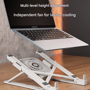 ขาตั้งแท็บเล็ตพกพาแบบโลหะสำหรับเล่นเกมส์ ปรับระดับได้ พับเก็บได้ พร้อมพัดลมระบายความร้อน <span class=keywords><strong>ราคา</strong></span>โรงงาน รองรับ OEM - Product Image 3