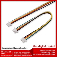 Connecteur JST SHR-02V-S-B 1mm SH10 pour brosse à dents électrique, câble d'insertion, fabrication chinoise, fourni directement par Xindia