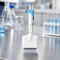 Hippete – Embouts de micropipette manuels en plastique à 16 canaux avec volume réglable, pour usage en laboratoire