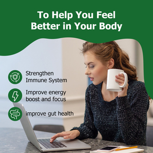 Hot Mushroom Coffee Sodium Powder Support Custom Shiitake Strengthen Immune System Balanced Energy Level Balance Extract Coffee - Product Image 4
